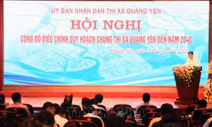 Quảng Ninh: Công bố điều chỉnh quy hoạch thị xã Quảng Yên đến năm 2040