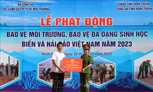 Phát động bảo vệ môi trường, bảo vệ đa dạng sinh học biển và hải đảo Việt Nam 2023