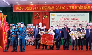 Xã Phước Hưng (Bình Định) đón nhận danh hiệu Anh hùng Lao động thời kỳ đổi mới