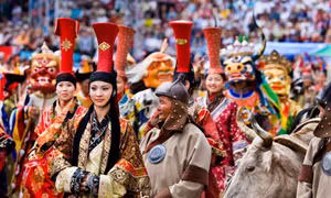 Đặc sắc lễ hội Naadam trên thảo nguyên Mông Cổ 