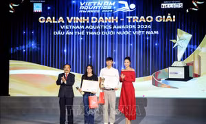 Gala vinh danh và trao giải Vietnam Aquatics Awards 2024