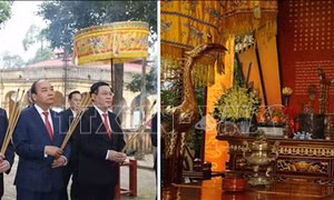 Thủ tướng Nguyễn Xuân Phúc dâng hương tại Hoàng thành Thăng Long