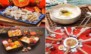 Những món ăn mang lời chúc năm mới trên bàn tiệc Tết Á Đông