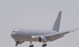 Quân đội Israel tiếp nhận máy bay tiếp dầu trên không KC-46 đầu tiên