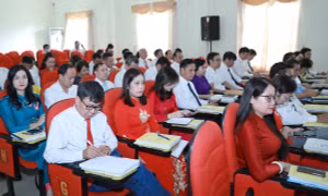 Học viên tham gia lớp bồi dưỡng cán bộ quy hoạch nguồn của TP Hà Nội nhiệm kỳ 2025-2030