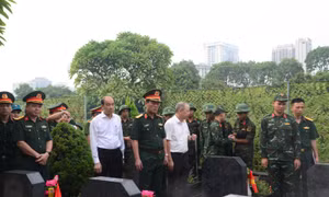 Hà Nội lấy mẫu 469 hài cốt liệt sĩ chưa xác định danh tính tại Nghĩa trang Mai Dịch