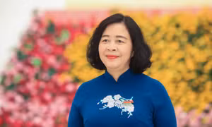 Bí thư Thành ủy Hà Nội Bùi Thị Minh Hoài.