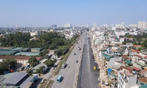Hiện trạng Quốc lộ 1 đoạn Ngọc Hồi - Văn Điển được mở rộng 8 làn xe