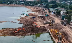 Hiện trạng 7 công trình chống ngập khẩn cấp ở Hà Nội sau 4 tháng thi công thần tốc