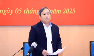 Ông Vũ Đại Thắng - Chủ tịch UBND TP Hà Nội, Trưởng đoàn Giám sát 01 của Thành ủy.