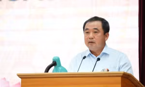 Bí thư Thành ủy Hà Nội Trần Đức Thắng.