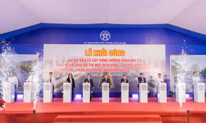 Hà Nội khởi công đường Vành đai 2,5, dự kiến thông xe trong năm 2026