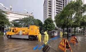 Hà Nội sẵn sàng phương án xử lý úng ngập trước dự báo mưa dông nhiều ngày