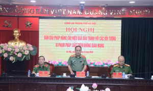 Giám đốc Công an TP Hà Nội: Quyết liệt nhận diện, đấu tranh với tội phạm mạng