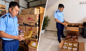 Hà Nội: Phát hiện bánh Trung thu, quần áo trẻ em nhập lậu trên địa bàn phường Việt Hưng