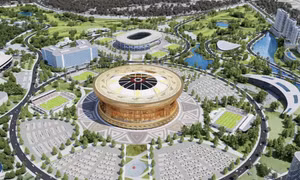 Phối cảnh Khu đô thị thể thao Olympic.
