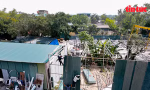 Tình trạng vi phạm trật tự xây dựng diễn ra tại nhiều xã, phường ở Hà Nội những tháng gần đây.