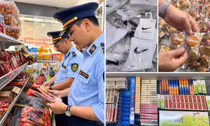 Quản lý thị trường Hà Nội liên tiếp phát hiện bánh Trung thu không rõ nguồn gốc