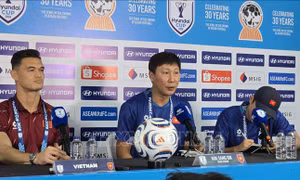ASEAN Cup 2026: HLV Kim Sang Sik khẳng định mục tiêu đánh bại Indonesia