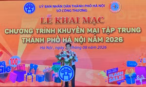 Hơn 100 gian hàng tham gia chương trình 'Khuyến mại tập trung' Hà Nội 2026