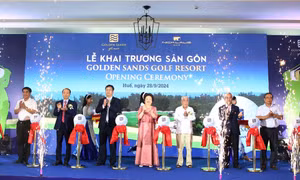 Khai trương tuyệt phẩm sân gôn nơi miền di sản cố đô Huế Golden Sands Golf Resort