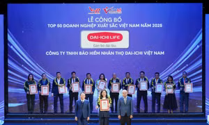 Dai-ichi Life Việt Nam 10 năm liên tiếp lọt 'Top 500 Doanh nghiệp lớn nhất Việt Nam'