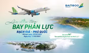 Bamboo Airways mở bán vé bay Rạch Giá - Phú Quốc, giá chỉ từ 9.000 đồng