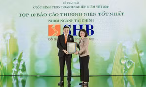 SHB lần thứ 4 được vinh danh trong TOP 10 doanh nghiệp có Báo cáo thường niên tốt nhất ngành Tài chính