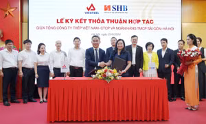  SHB ký kết hợp tác với Tổng Công ty Thép Việt Nam
