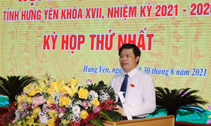 HĐND tỉnh Hưng Yên kiện toàn nhân sự chủ chốt khóa mới