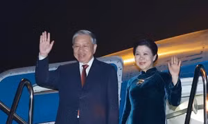 Tổng Bí thư Tô Lâm và Phu nhân kết thúc tốt đẹp chuyến thăm cấp Nhà nước tới Lào