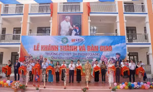 Khánh thành hai công trình lớp học tại tỉnh Điện Biên do SHB trao tặng