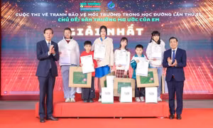 'Sân trường mơ ước của em' lan tỏa mạnh mẽ thông điệp bảo vệ môi trường
