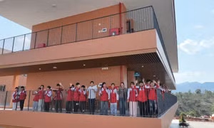 Hé lộ hình ảnh trường phổ thông nội trú liên cấp hiện đại bậc nhất vùng biên giới phía Bắc
