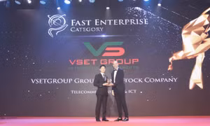 VsetGroup giành giải thưởng quốc tế ‘Doanh nghiệp tăng trưởng nhanh châu Á’