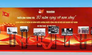 Triển lãm tương tác ‘80 năm rạng rỡ non sông – con đường độc lập’: Khơi dậy niềm tự hào dân tộc