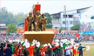Lễ mít tinh, diễu binh, diễu hành Kỷ niệm 70 năm Chiến thắng Điện Biên Phủ: Viết tiếp những bản hùng ca