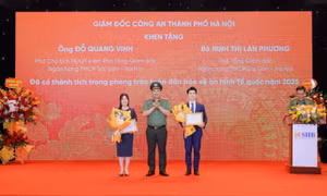 SHB được vinh danh vì đóng góp trong phong trào toàn dân bảo vệ an ninh Tổ quốc