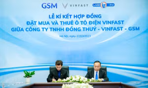 Lado Taxi thuê 500 ô tô điện VinFast và mua bổ sung 40 xe VF e34