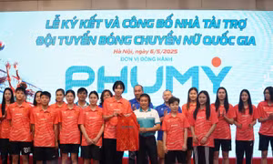 Phú Mỹ đồng hành cùng đội tuyển bóng chuyền nữ Việt Nam