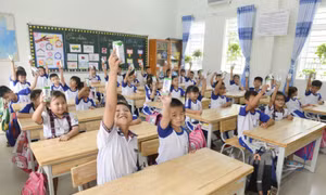 Những giờ uống sữa vui khỏe, an toàn của học sinh TP Hồ Chí Minh