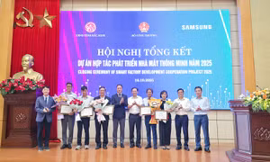 Samsung Việt Nam tổng kết Dự án Hỗ trợ phát triển Nhà máy thông minh năm 2025 tại khu vực phía Bắc