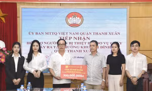 Bảo Tín Minh Châu ủng hộ gia đình các nạn nhân vụ cháy chung cư ‘mini’ Khương Hạ