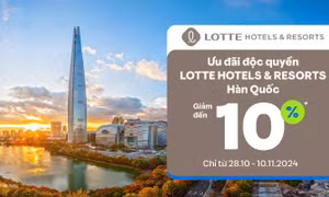 Tiết kiệm đến 10% cho kỳ nghỉ sang trọng tại các thành phố lớn châu Á