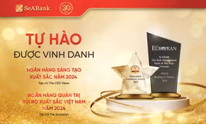 SeABank được vinh danh Ngân hàng Quản trị rủi ro xuất sắc và Ngân hàng sáng tạo xuất sắc