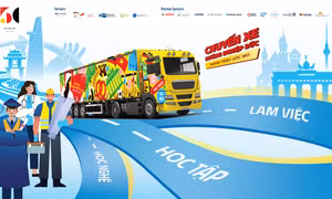 Chuyến xe Hướng nghiệp khởi hành tại Ngày hội Nghề nghiệp: Mang triệu ước mơ