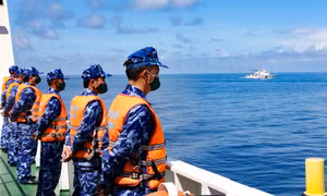 Kết thúc tuần tra liên hợp giữa Cảnh sát biển hai nước Việt Nam và Trung Quốc 