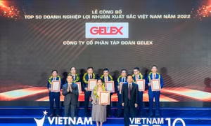 GELEX lọt Top 50 Doanh nghiệp lợi nhuận xuất sắc nhất Việt Nam 2022