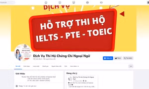 Báo động dịch vụ thi hộ tiếng Anh online