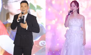 Ca sĩ Hồng Duyên, Đông Hùng biểu diễn tại Lễ trao Giải thưởng Báo chí Thông tấn xã Việt Nam